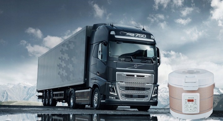 Kuchenka samochodowa do gotowania ryżu multicooker 12V/24V 3L