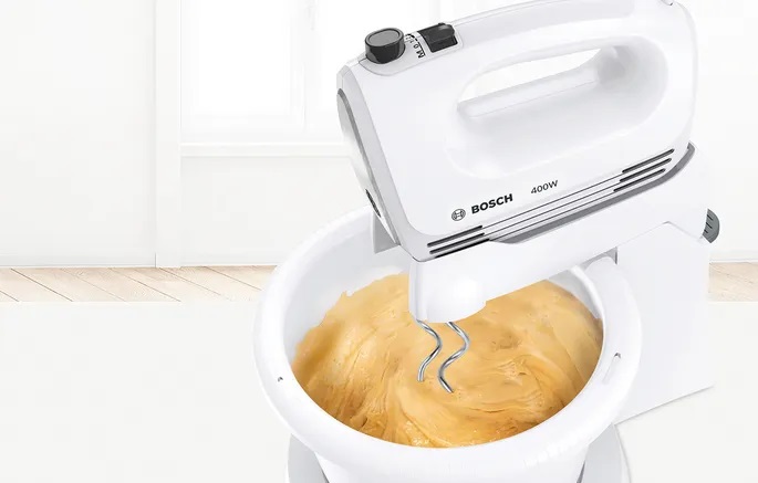 BOSCH MIKSER z misą MFQ36490 SIEKACZ BLENDER 450W MOCNY+ ŚCIERECZKI SPONTEX