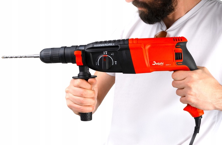 MŁOTOWIERTARKA WIERTARKA z udarem MŁOT UDAROWY MOCNA SDS+ 2600W +kabel 2,8m
