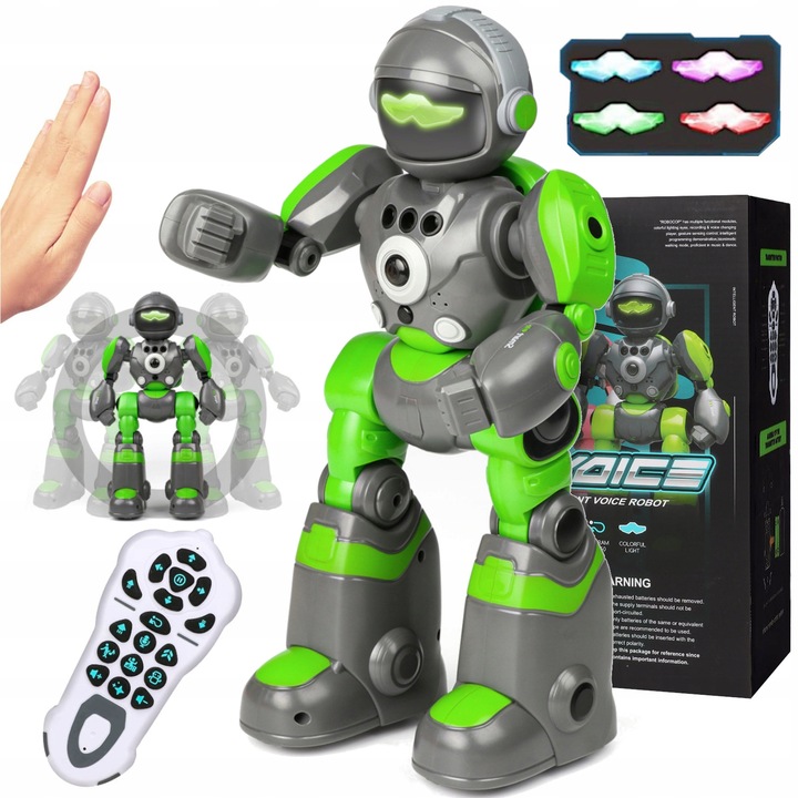 ROBOT INTERAKTYWNY ZDALNIE STEROWANY GESTEM PILOTEM RC PROGRAMOWANY PREZENT