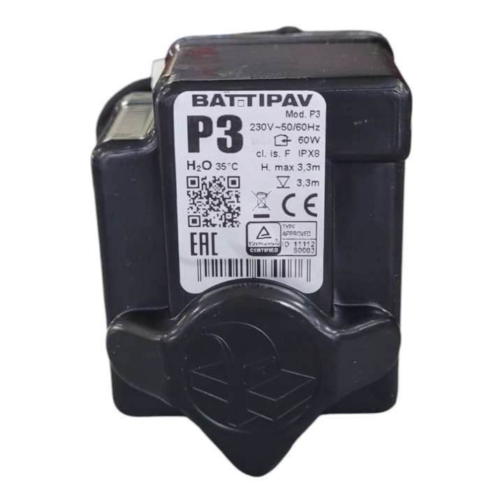 Pompa zatapialna pompka wody S3 P3 BATTIPAV do przecinarki piły 1560L/h 60W