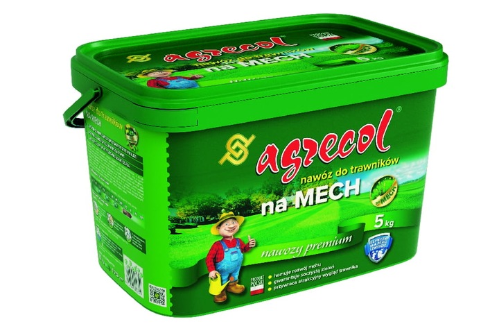 Nawóz naw mech do trawników antymech 5kg Agrecol