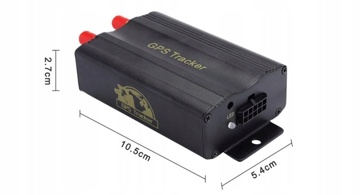 Lokalizator TK-103B GPS Tracker Podsłuch Śledzenie Monitoring Pojazdów