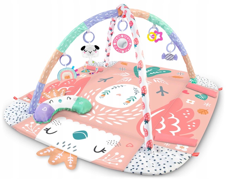 MATA EDUKACYJNA INTERAKTYWNA DLA NIEMOWLĄT DWUSTRONNA DUŻA XXL 5w1 NUKIDO