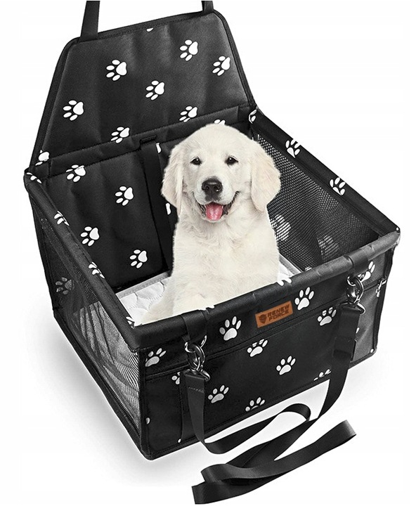 FOTELIK samochodowy dla PSA KOTA Duży TRANSPORTER do auta Na Siedzenie Mata