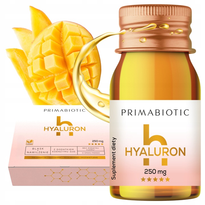 Kwas Hialuronowy PRIMABIOTIC HYALURON Koenzym Q10 250 mg 30mlx30szt.