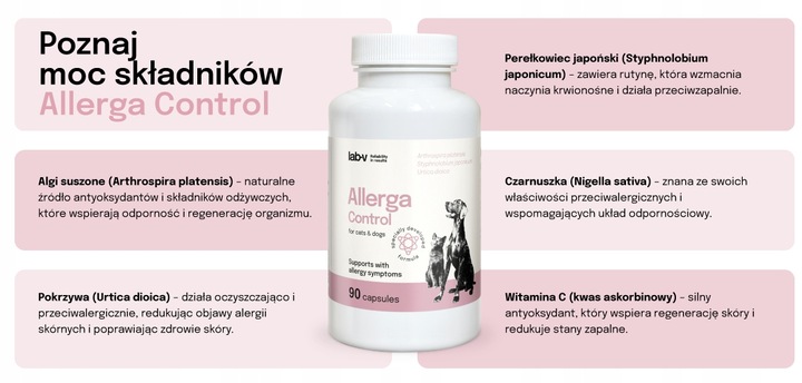 Lab-V ALLERGA CONTROL 90 kapsułek