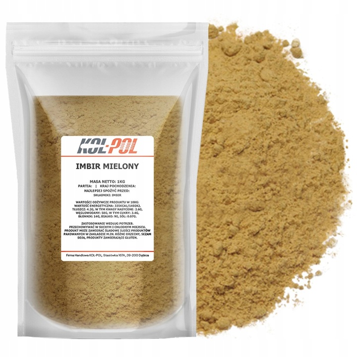 IMBIR MIELONY 1kg Bez dodatków wysoka jakość