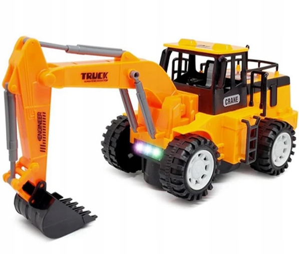 INTERAKTYWNA KOPARKA - NA BATERIE JEŹDZI ŚWIECI GRA