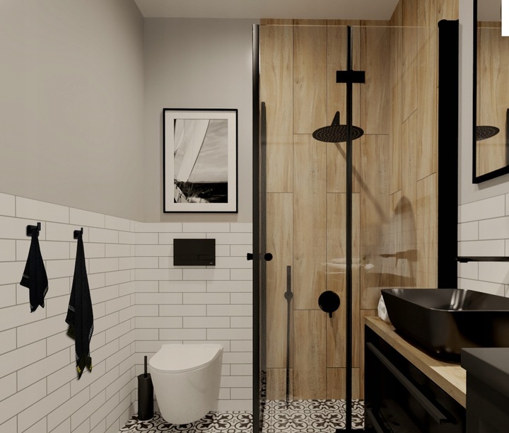 4x HACZYK SAMOPRZYLEPNY DO ŁAZIENKI HACZYK NA RĘCZNIKI ŁAZIENKOWY CZARNY