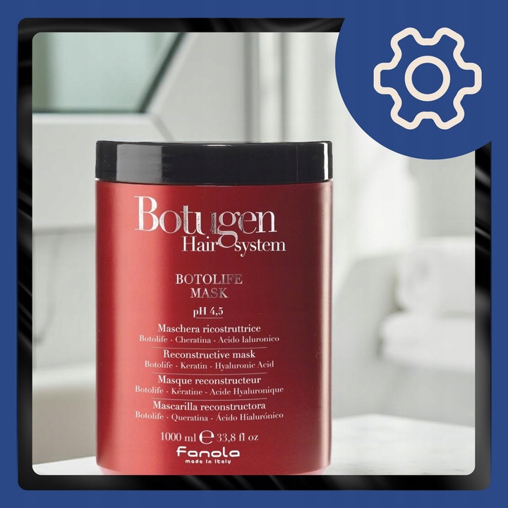 MASKA DO WŁOSÓW ŁAMLIWYCH REKONSTRUUJĄCA FANOLA BOTUGEN BOTOLIFE 1000ML