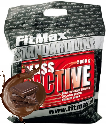 FITMAX MASS ACTIVE 5000G MASA GAINER WHEY SMAK: CZEKOLADOWY
