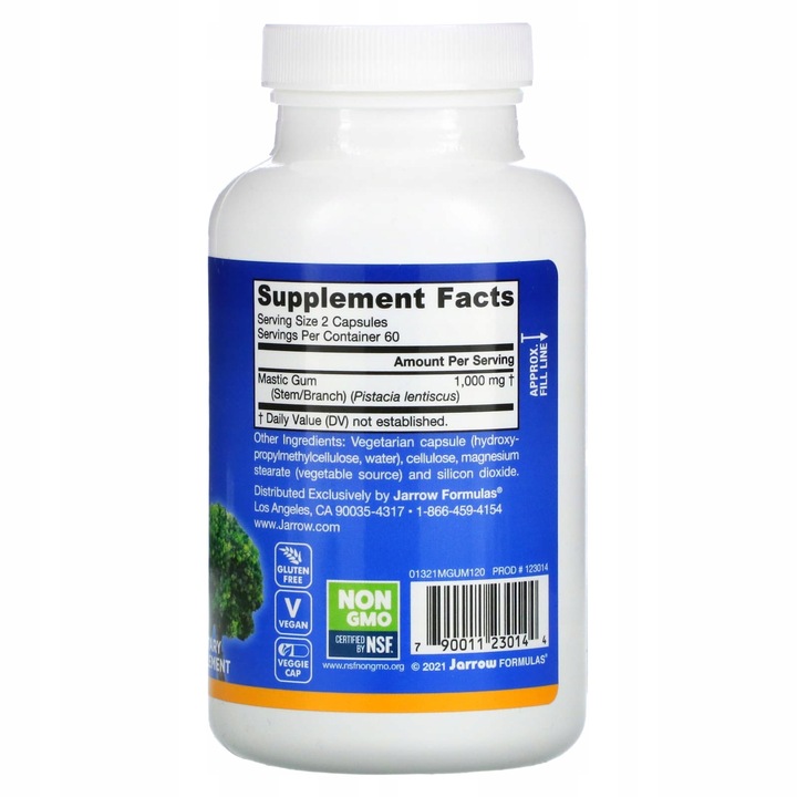 Jarrow Formulas Mastic Gum 120 tabletek