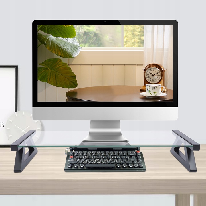 MOZOS DUAL RISER S PODSTAWA PÓŁKA POD DWA MONITORY KOMPUTER LAPTOP UCHWYT