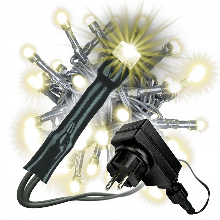 Lampki choinkowe Polamp led 10m 100pkt WW brąz wewnętrz