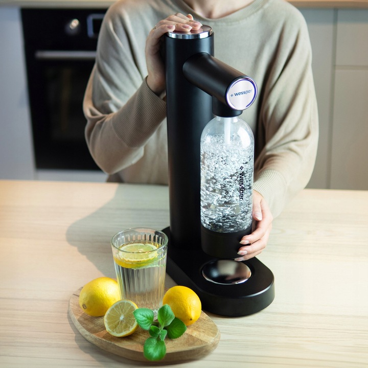 Saturator Soda Maker Wessper do gazowania wody nabój CO2 cylinder butelka