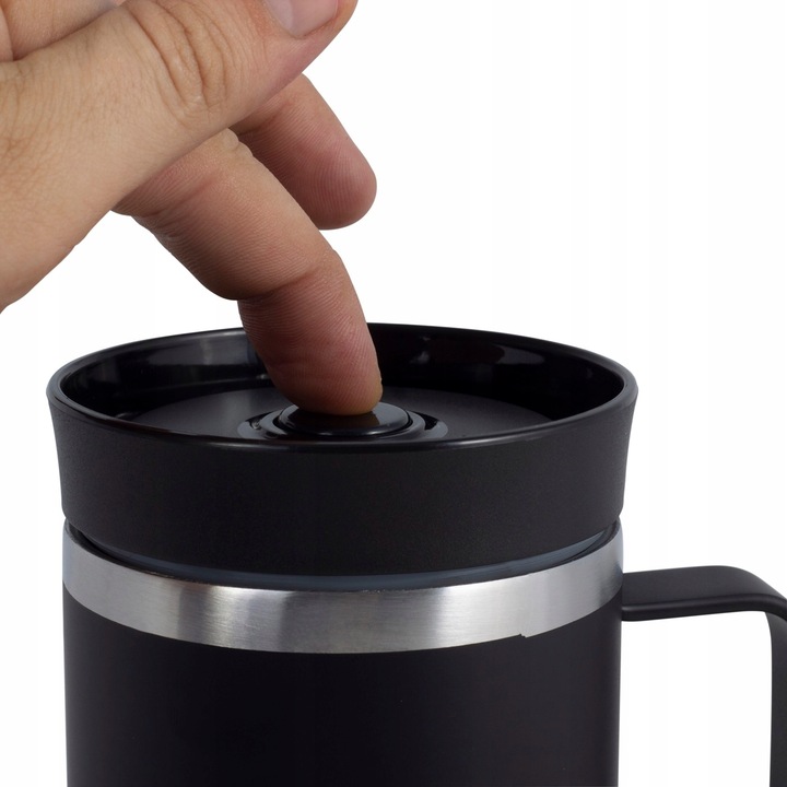 KUBEK TERMICZNY Z UCHWYTEM TERMOS KAWA 360 ml
