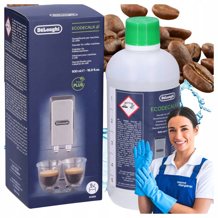 ODKAMIENIACZ do ekspresu DeLonghi EcoDecalk DLSC500 500ml ORYGINALNY