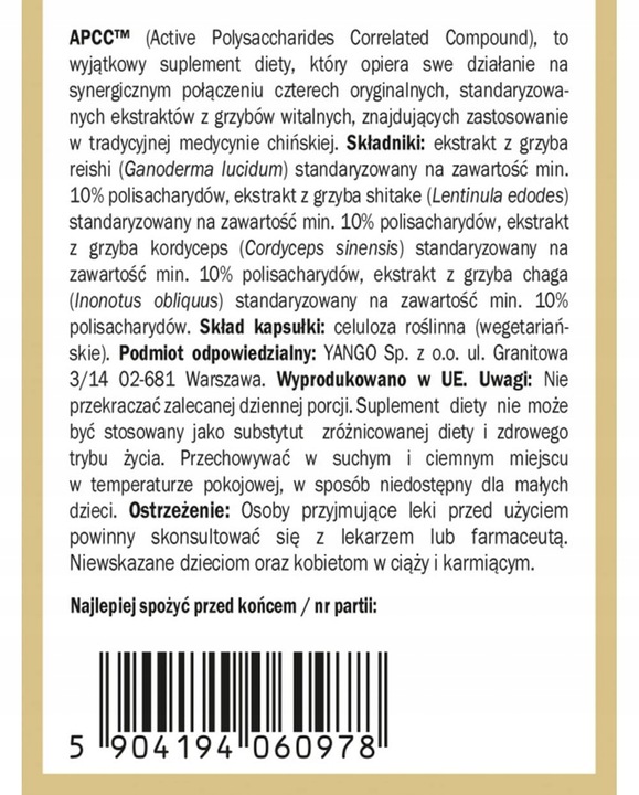 APCC - grzyby-reishi-kordyceps (YANGO)