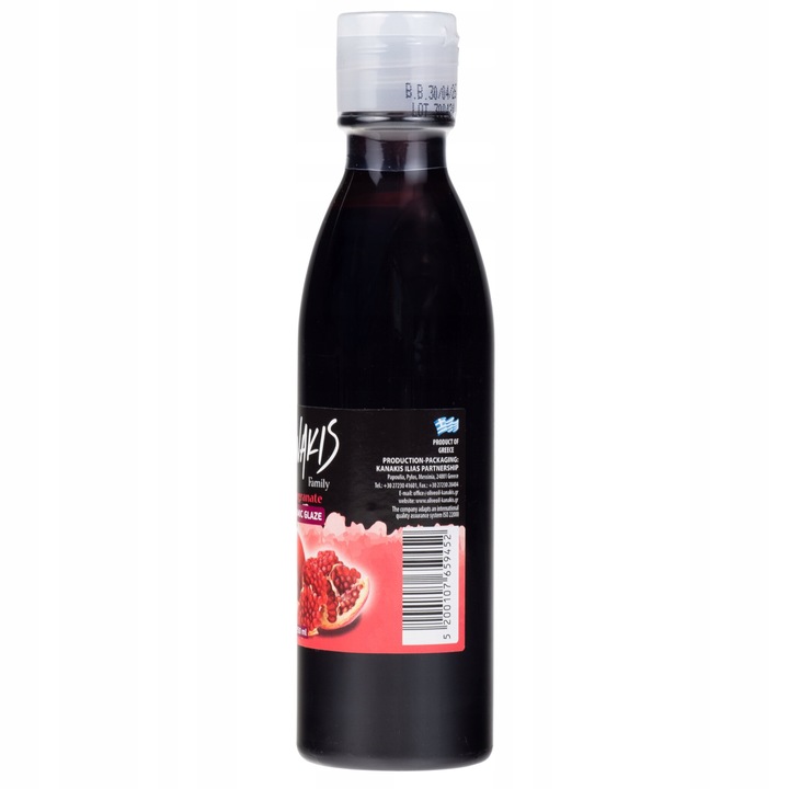 Sos z octu balsamicznego Krem z granatu 100% Grecki do sałatek 250ml JAKOŚĆ