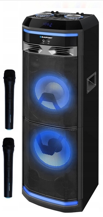 GŁOŚNIK BLAUPUNKT PS11DB BLUETOOTH KARAOKE 2MIK PILOT 1200W+ Głośnik PRIME3