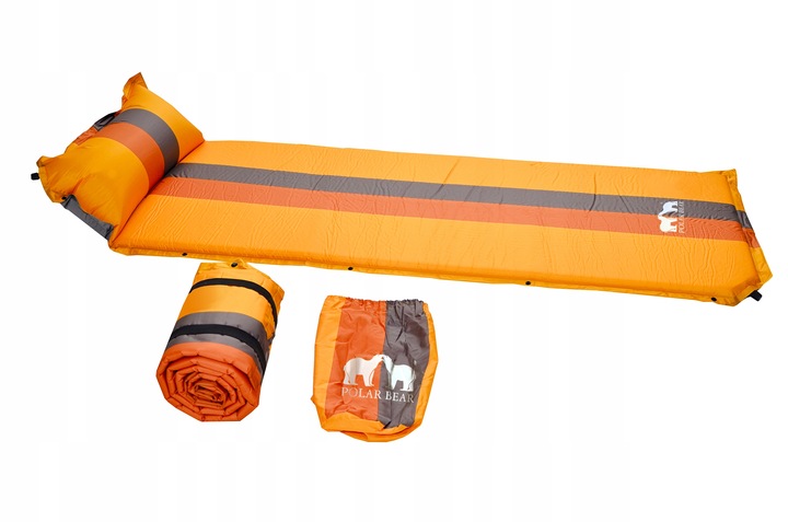 MATA SAMOPOMPUJĄCA Z PODUSZKĄ MATERAC karimata kempingowa POD NAMIOT BIWAK