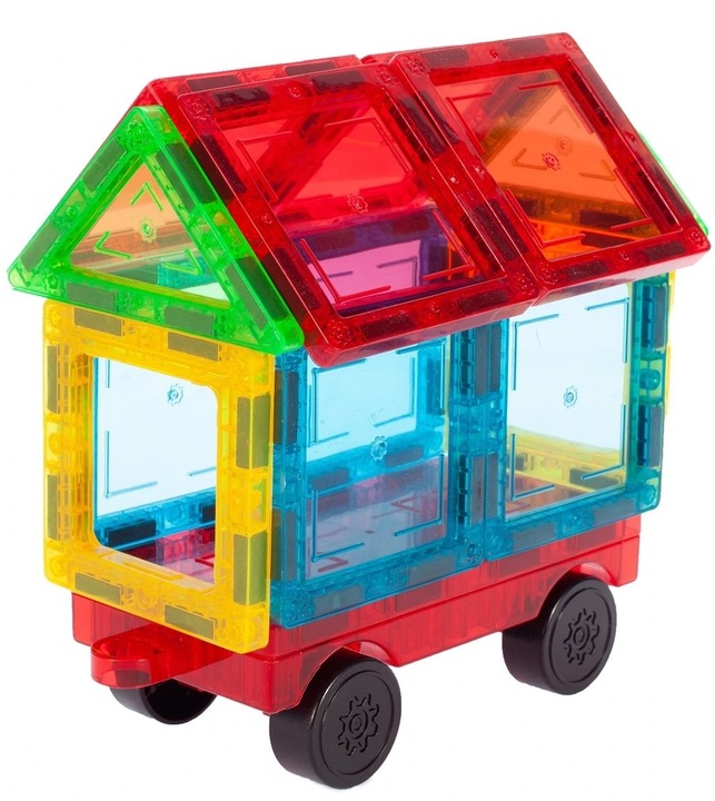 Klocki Magnetyczne 3D Układanka Edukacyjna 70 elementów