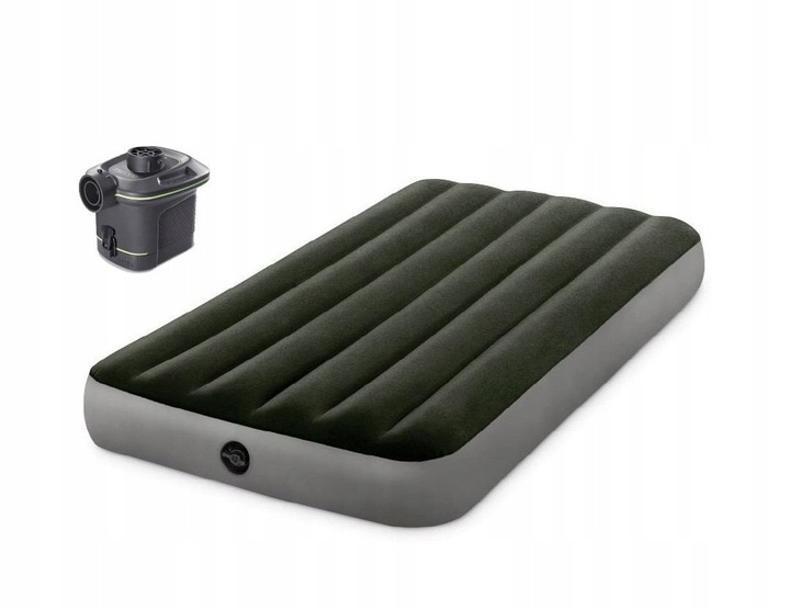 MATERAC DMUCHANY WELUROWY Z POMPKĄ INTEX 64777