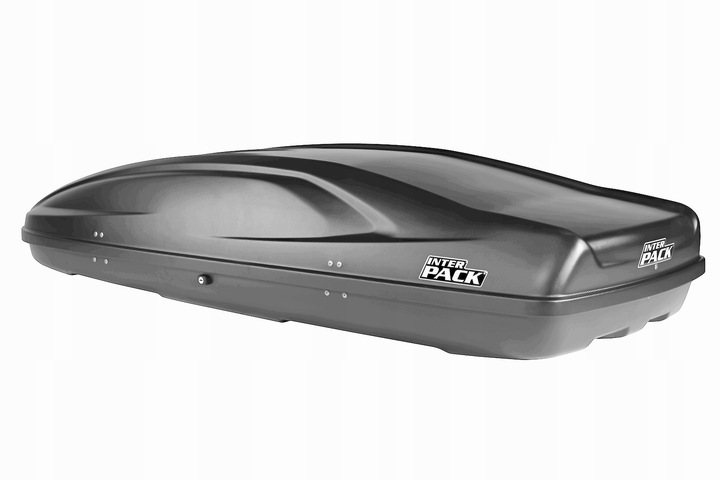 BOX DACHOWY INTER PACK STELLA 480 KEVLAR CZARNY FLEXI FIT do każdej belki