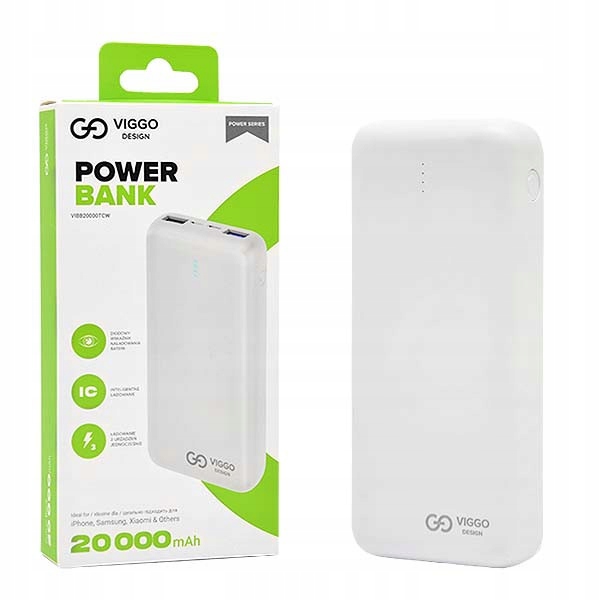 POWER BANK 20000MAH PD 4xUSB QC SZYBKI POJEMNY