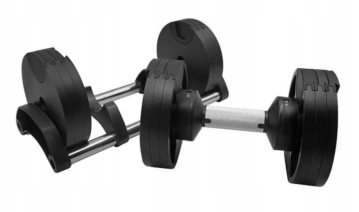 HANTEL REGULOWANY 2-20kg CIĘŻAREK SZTANGA GRYF HANTLA REGULACJĄ OBCIĄŻENIA