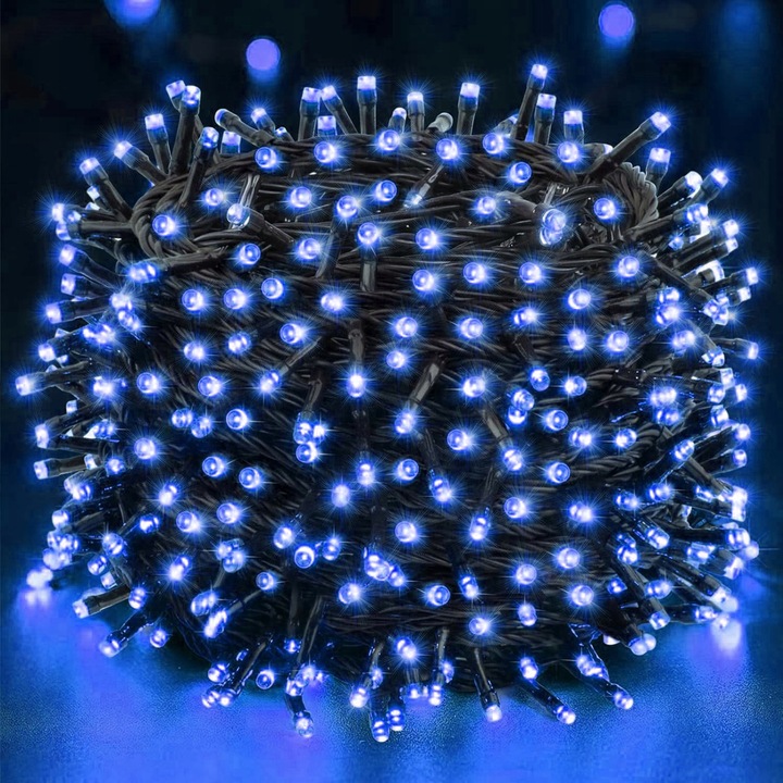 LAMPKI CHOINKOWE 300 LED ZEW/WEW Światełka Świąteczne ZIMNE choinka