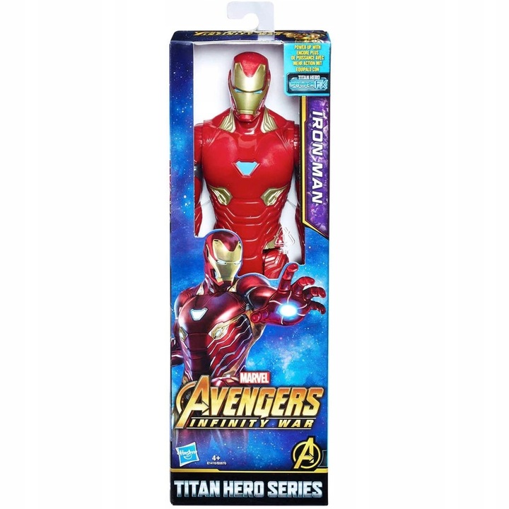 HASBRO IRON MAN RUCHOMA FIGURKA 30cm E1410 PowerFX