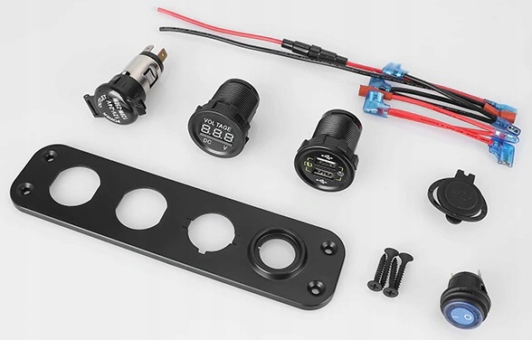 WOLTOMIERZ MIERNIK ŁADOWARKA USB GNIAZDO 12V WŁĄCZ