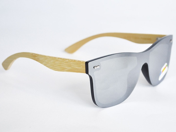 OKULARY DREWNIANE POLARYZACYJNE LUSTRZANKI ETUI