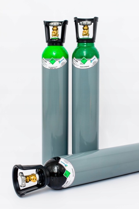 NOWA Pełna Butla AZOT, TLEN, ARGON LUB MIESZANKA (AR+CO2) 8L PEŁNA`