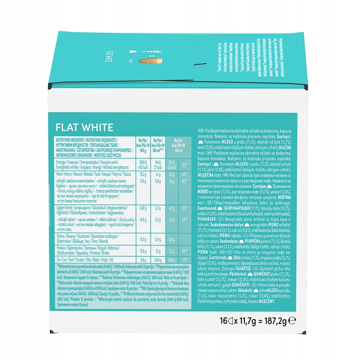 Zestaw Kaw w kapsułkach Nescafe Dolce Gusto16 kapsułek x4