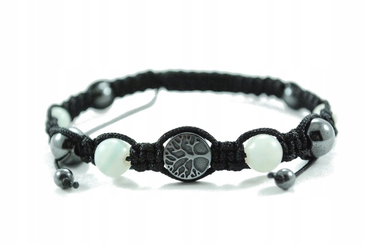 Drzewo Życia AMAZONIT + hematyt spokój i odwaga