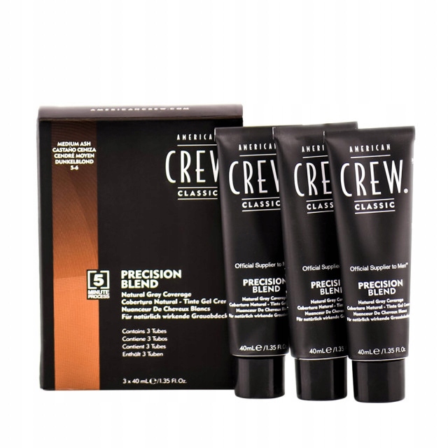American Crew Precision Blend Odsiwiacz 3x40ml 5-6 Medium Ash