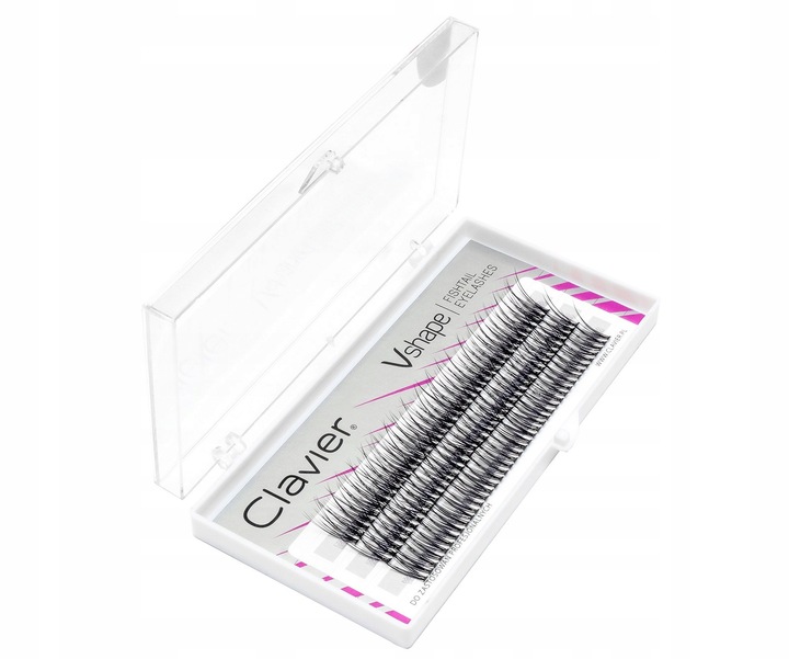 Clavier Kępki Rzęs Vshape – Jaskółki Fishtail 12mm