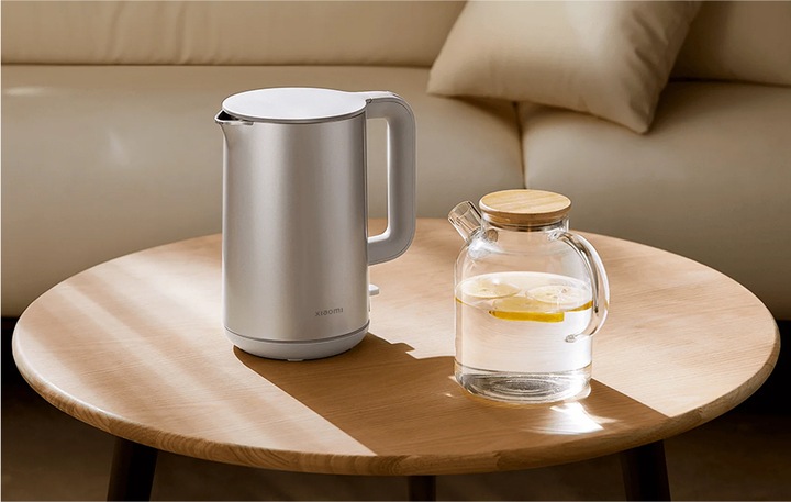 Czajnik elektryczny Xiaomi Double Wall 1800 W 1,7 l srebrny