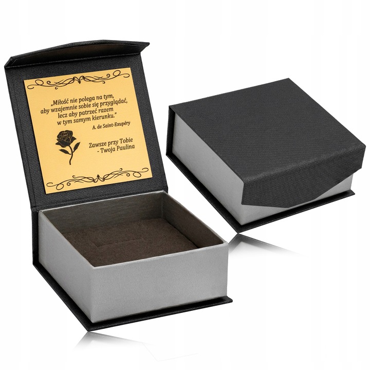 SREBRNY MAŁY POZŁACANY KRZYŻYK DIAMENTOWANY PR. 925 PIĘKNY KRZYŻ + GRAWER