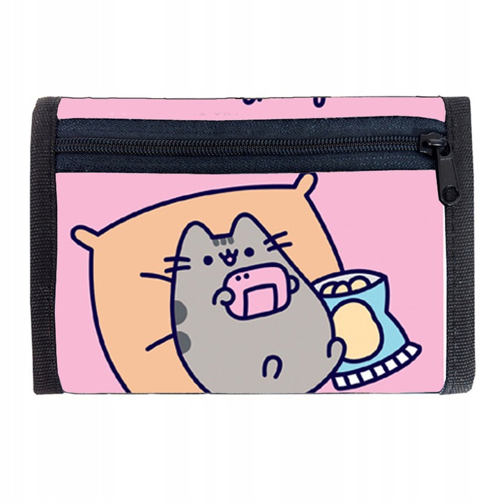 portfel młodzieżowy z rzepem portfele kodurowe pushe