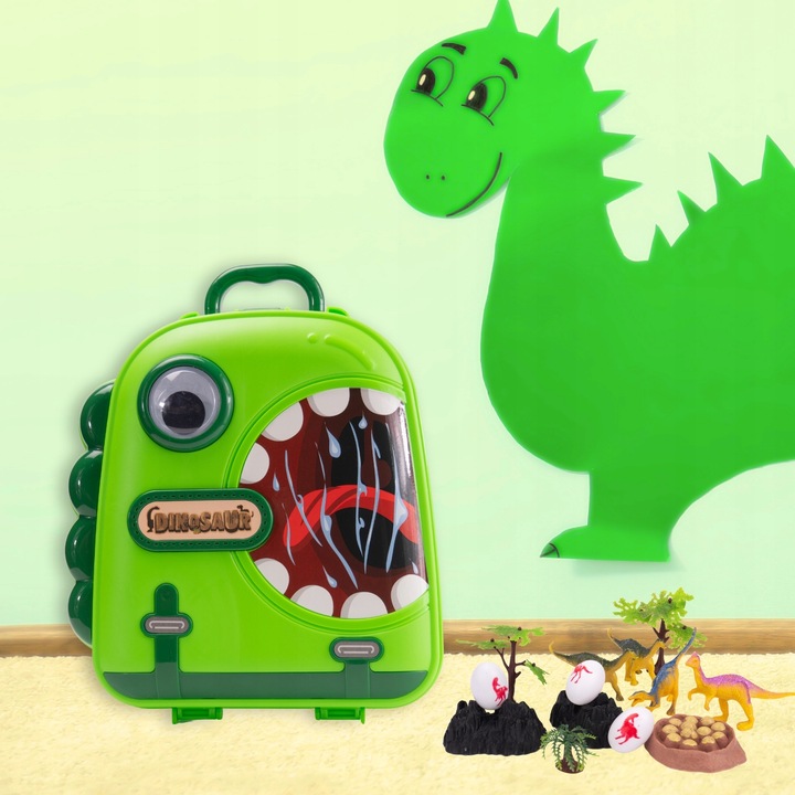 Zestaw Dinozaury w Plecaku - Przenośny Świat Dinozaurów