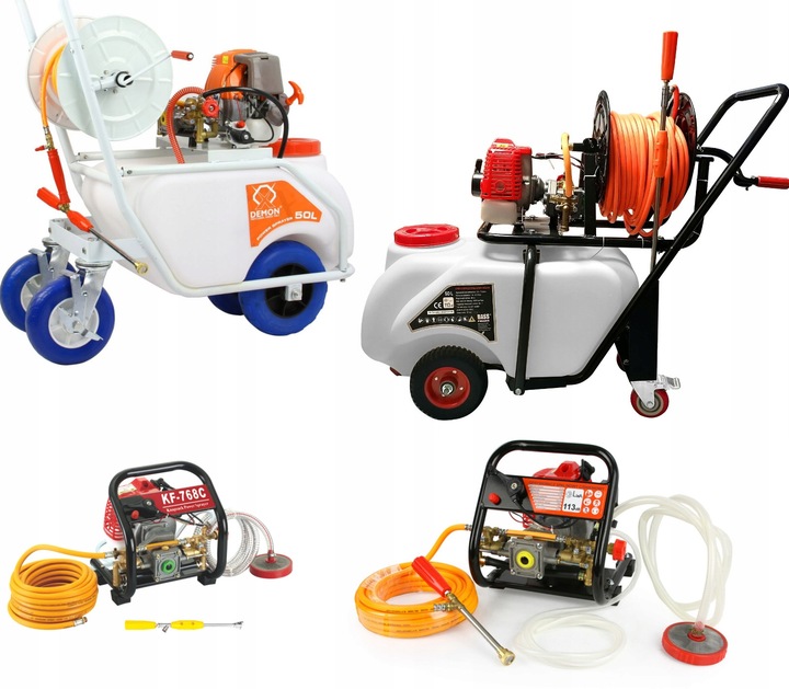 LANCA Z DYSZĄ DO OPRYSKIWACZA SPALINOWEGO OPRYSKIWACZ WÓZKOWY TACZKOWY 52cm