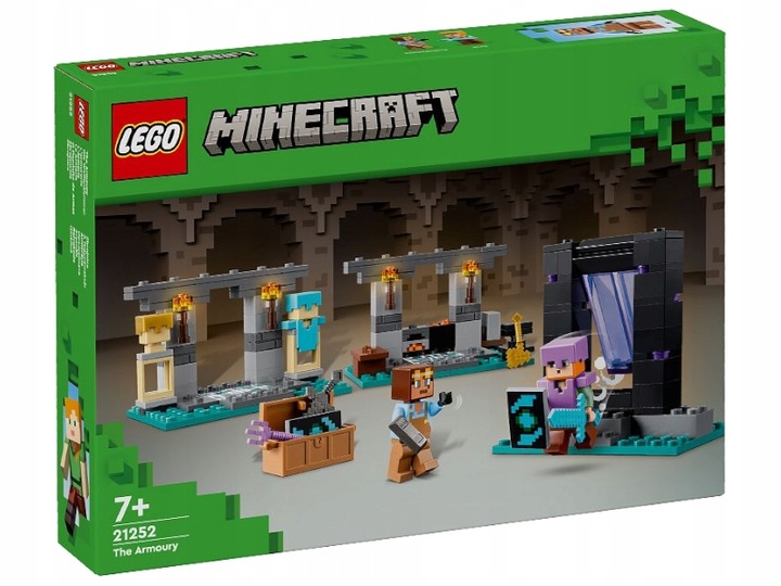 Klocki LEGO Minecraft 21252 Zbrojownia 7+ (Elementy: 203)