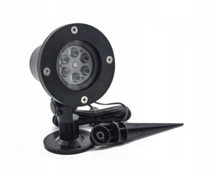 PROJEKTOR LEDOWY LED PŁATKI ŚNIEGU ŚNIEŻYNKI RZUTNIK NA DOM ŚCIANĘ KOLOROWY