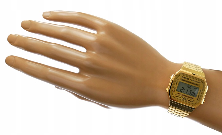 ZEGAREK MĘSKI CASIO RETRO VINTAGE A168 WG + PUDEŁKO