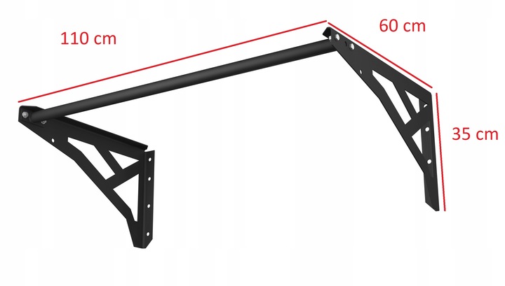 DRĄŻEK TRENINGOWY DO PODCIĄGANIA ŚCIENNY Profesjonalny dav-ski DV2