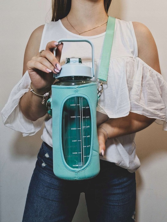 Butelka motywacyjna bidon 2L z pokrowcem HIT !!